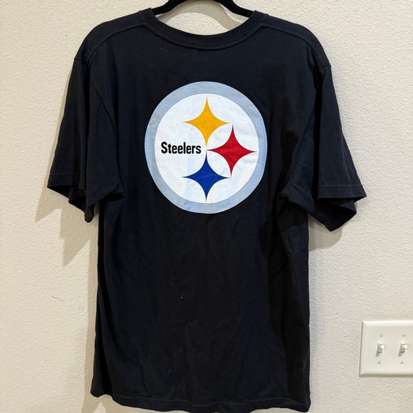 Steelers Fans Bleed Black & Gold Reebok‎ T-Shirt Mens Large Football - Picture 5 of 5